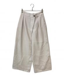 UNFILO（アンフィーロ）の古着「アシンメトリー ラップパンツ」｜グレー