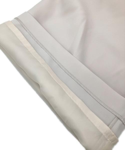 UNFILO（アンフィーロ）UNFILO (アンフィーロ) アシンメトリー ラップパンツ グレー サイズ:Lの古着・服飾アイテム