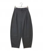 formeフォルメ）の古着「CurvedPants」｜グレー