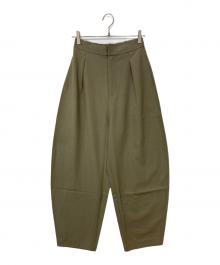 forme（フォルメ）の古着「CurvedPants」｜カーキ