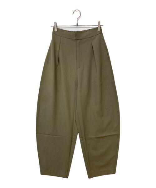 forme（フォルメ）forme (フォルメ) CurvedPants カーキ サイズ:1の古着・服飾アイテム