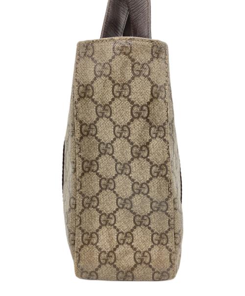 GUCCI（グッチ）GUCCI (グッチ) GGスプリーム ミニトートバッグ ベージュ サイズ:-の古着・服飾アイテム
