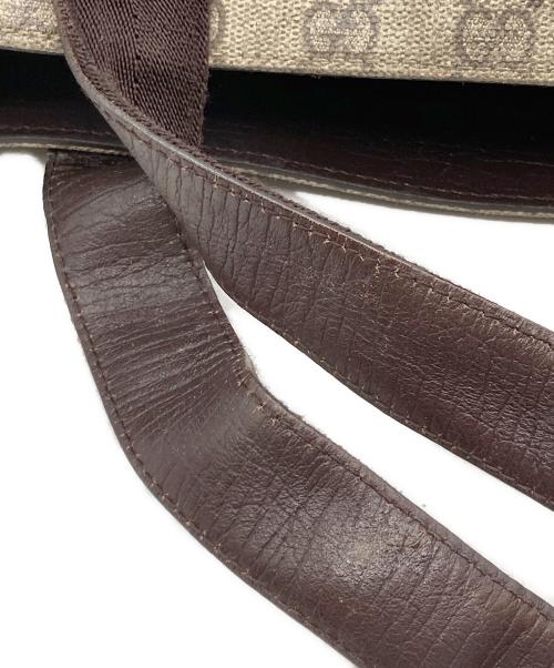 GUCCI（グッチ）GUCCI (グッチ) GGスプリーム ミニトートバッグ ベージュ サイズ:-の古着・服飾アイテム