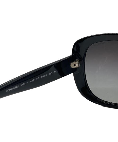 CHANEL（シャネル）CHANEL (シャネル) ココマーク サングラス ブラック サイズ:59□18-135-51の古着・服飾アイテム
