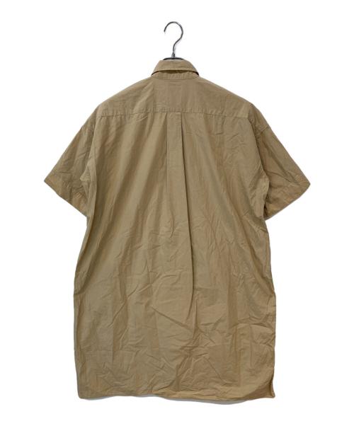 DANTON（ダントン）DANTON (ダントン) 半袖プルオーバー シャツワンピース ベージュ サイズ:36の古着・服飾アイテム