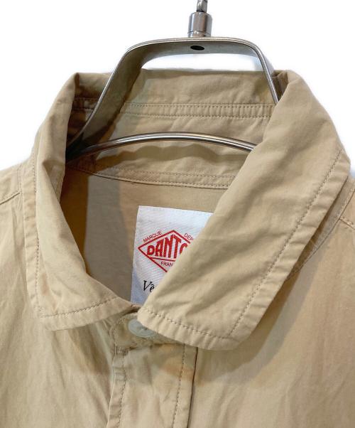 DANTON（ダントン）DANTON (ダントン) 半袖プルオーバー シャツワンピース ベージュ サイズ:36の古着・服飾アイテム