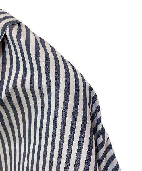 Loungedress（ラウンジドレス）Loungedress (ラウンジドレス) ストライプシャツワンピース ホワイト×ブルー サイズ:Freeの古着・服飾アイテム