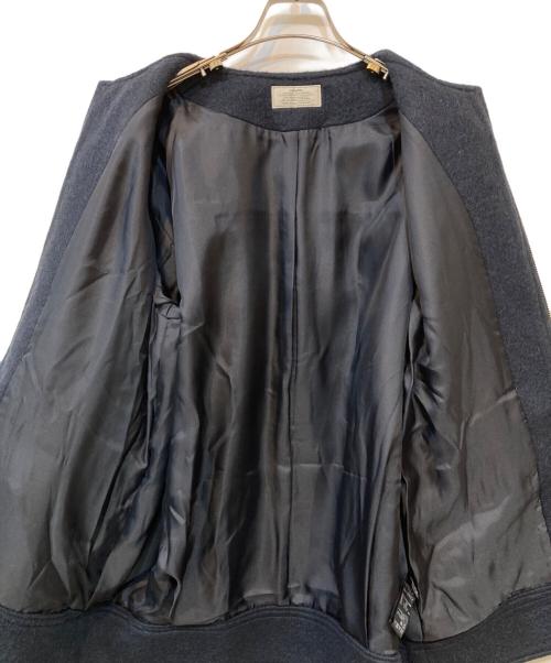 JOURNAL STANDARD relume（ジャーナルスタンダード レリューム）JOURNAL STANDARD relume (ジャーナルスタンダード レリューム) シャギースライバージップコクーンコート ネイビー サイズ:FREE 未使用品の古着・服飾アイテム