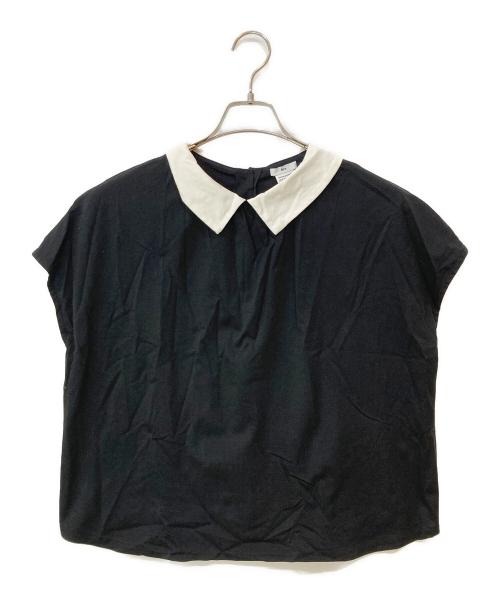 Sov.（ソブ）Sov. (ソブ) バックボタンブラウス ブラック サイズ:Freeの古着・服飾アイテム