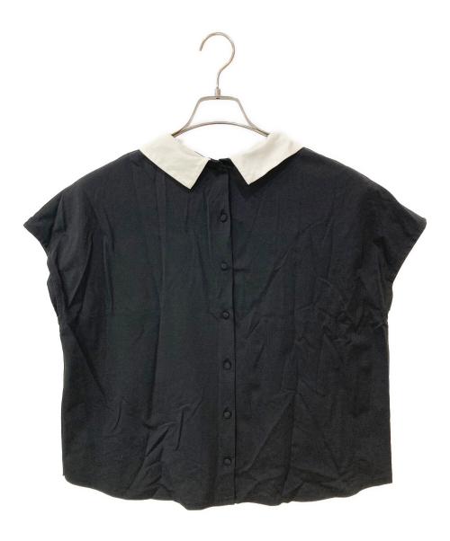 Sov.（ソブ）Sov. (ソブ) バックボタンブラウス ブラック サイズ:Freeの古着・服飾アイテム