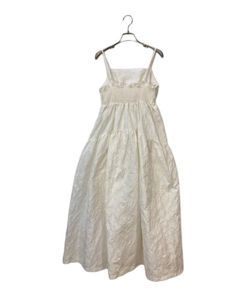 ELLIE（エリー）ELLIE (エリー) JQワンピース ホワイト サイズ:Fの古着・服飾アイテム