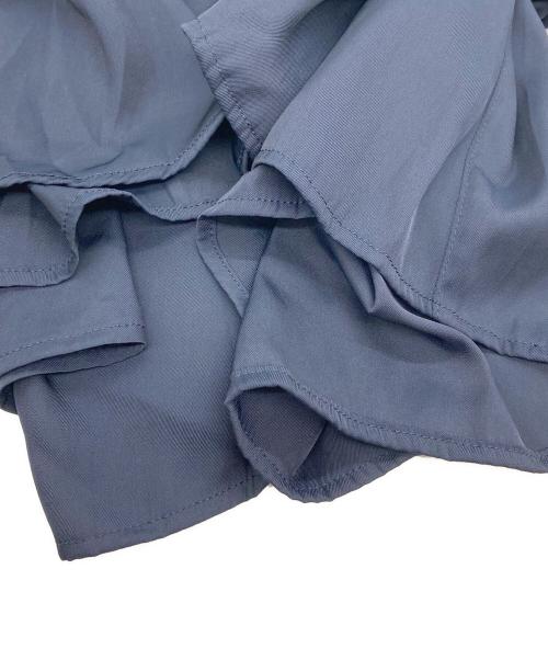 FLORENT（フローレント）FLORENT (フローレント) アシンメトリーシャンブレースカート ネイビー サイズ:34の古着・服飾アイテム