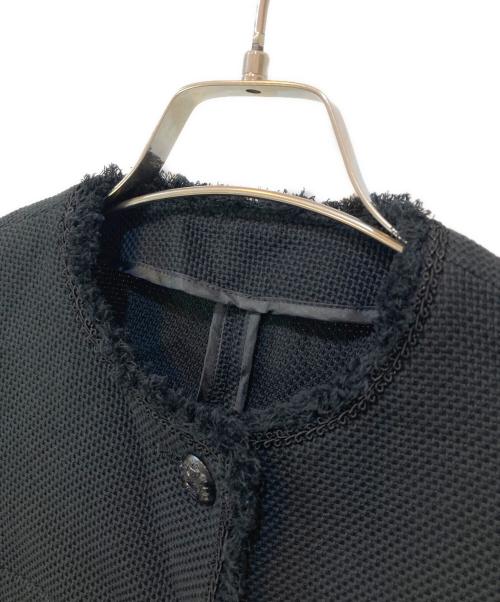 Loulou Willoughby（ルルウィルビー）Loulou Willoughby (ルルウィルビー) カラミツイードジレ ブラック サイズ:2の古着・服飾アイテム