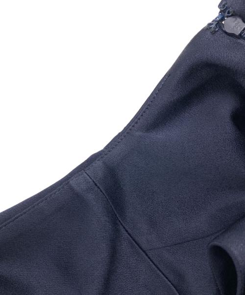 DES PRES（デ プレ）DES PRES (デ プレ) サテンジョーゼット オールインワン ネイビー サイズ:Fの古着・服飾アイテム