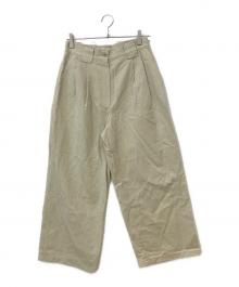 TODAYFUL（トゥデイフル）の古着「Doubletuck Chino Pants」｜ベージュ
