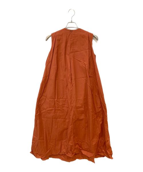 theory luxe（セオリーリュクス）theory luxe (セオリーリュクス) HATCH MANUELA ノースリーブ ワンピース オレンジ サイズ:38の古着・服飾アイテム