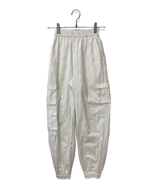 darich（ダーリッチ）darich (ダーリッチ) オブリークテーパードパンツ ホワイト サイズ:Freeの古着・服飾アイテム