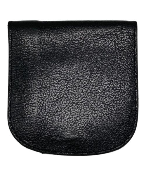 IL BISONTE（イル ビゾンテ）IL BISONTE (イル ビゾンテ) 2つ折り ラウンド コンパクトウォレット ブラック サイズ:-の古着・服飾アイテム
