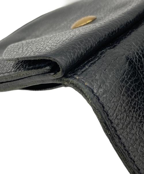 IL BISONTE（イル ビゾンテ）IL BISONTE (イル ビゾンテ) 2つ折り ラウンド コンパクトウォレット ブラック サイズ:-の古着・服飾アイテム