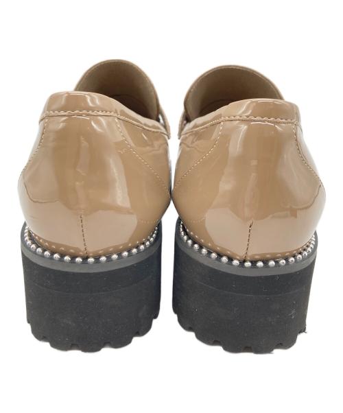 GEMMA LINN（ジェマ リン）GEMMA LINN (ジェマ リン) スタッズローファー ブラウン サイズ:37の古着・服飾アイテム