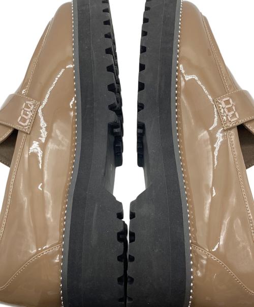 GEMMA LINN（ジェマ リン）GEMMA LINN (ジェマ リン) スタッズローファー ブラウン サイズ:37の古着・服飾アイテム