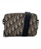 Diorディオール）の古着「ジップポーチ ディオール オブリーク ジャカード」｜アイボリー