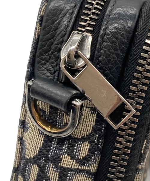 Dior（ディオール）Dior (ディオール) ジップポーチ ディオール オブリーク ジャカード アイボリー サイズ:-の古着・服飾アイテム