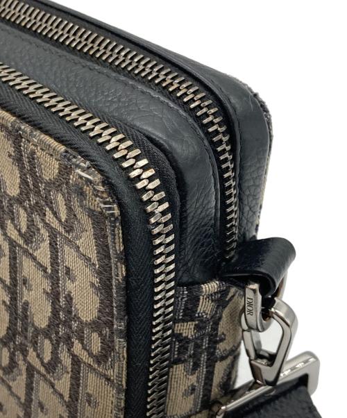 Dior（ディオール）Dior (ディオール) ジップポーチ ディオール オブリーク ジャカード アイボリー サイズ:-の古着・服飾アイテム