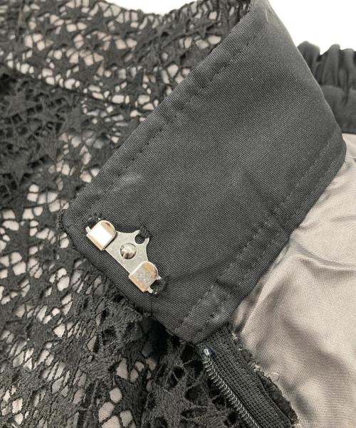 Maglie（マーリエ）Maglie (マーリエ) スター刺繍レーススカート ブラック サイズ:9の古着・服飾アイテム