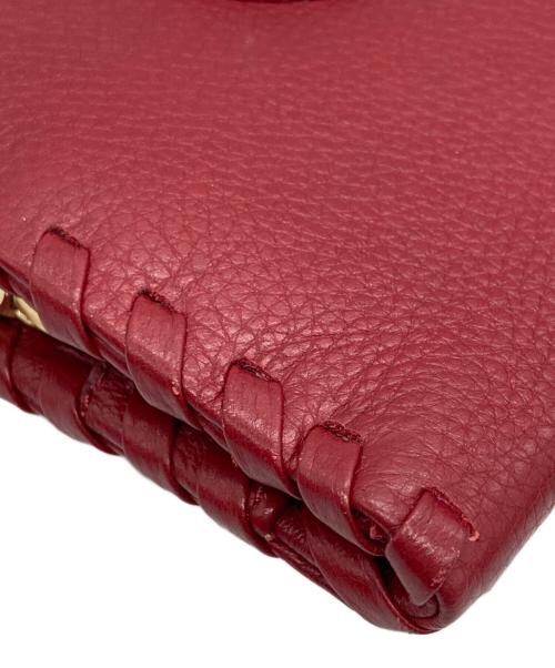 TORY BURCH（トリーバーチ）TORY BURCH (トリーバーチ) 2つ折り財布 レッド サイズ:-の古着・服飾アイテム