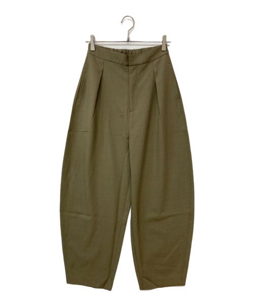 forme（フォルメ）forme (フォルメ) Curved Pants カーキ サイズ:1の古着・服飾アイテム
