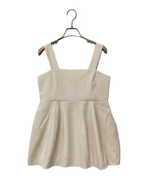 forme（フォルメ）forme (フォルメ) Sleeveless Cocoon Top ホワイト サイズ:1の古着・服飾アイテム