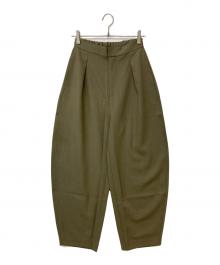 forme（フォルメ）の古着「Curved Pants」｜カーキ