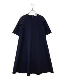 S.ESSENTIALS（エス エッセンシャルズ）の古着「半袖ワンピース」｜ネイビー