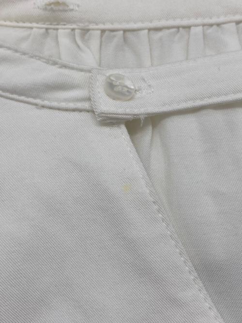 willfully（ウィルフリー）willfully (ウィルフリー) 2WAY フリルカラーブラウス ホワイト サイズ:Fの古着・服飾アイテム