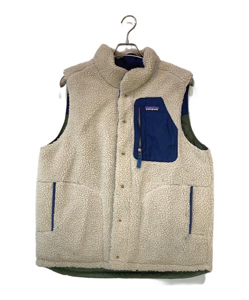Patagonia（パタゴニア）Patagonia (パタゴニア) Reversible Bivy Down Vest グリーン サイズ:Mの古着・服飾アイテム