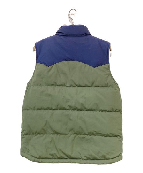 Patagonia（パタゴニア）Patagonia (パタゴニア) Reversible Bivy Down Vest グリーン サイズ:Mの古着・服飾アイテム