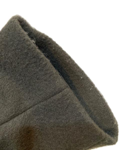 BEAUTY&YOUTH（ビューティーアンドユース）BEAUTY&YOUTH (ビューティーアンドユース) ウールブレンド ノーカラーミドルコート グレー サイズ:Mの古着・服飾アイテム