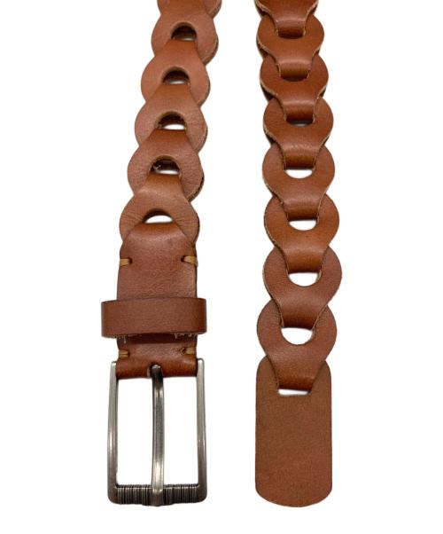 LIDnM（リドム）LIDnM (リドム) Life LEATHER CHAIN BELT ブラウン サイズ:-の古着・服飾アイテム
