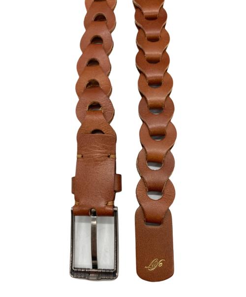 LIDnM（リドム）LIDnM (リドム) Life LEATHER CHAIN BELT ブラウン サイズ:-の古着・服飾アイテム