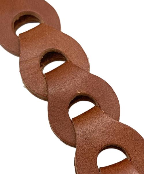 LIDnM（リドム）LIDnM (リドム) Life LEATHER CHAIN BELT ブラウン サイズ:-の古着・服飾アイテム