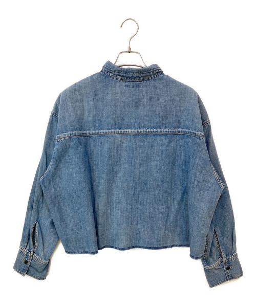 JOURNAL STANDARD（ジャーナルスタンダード）JOURNAL STANDARD (ジャーナルスタンダード) ライトオンスデニムクロップドシャツ インディゴ サイズ:Freeの古着・服飾アイテム