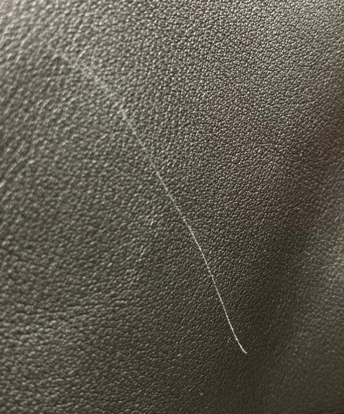 AVIREX（アヴィレックス）AVIREX (アヴィレックス) アーチロゴレザースタジャン ブラック×グレー サイズ:Ⅼの古着・服飾アイテム