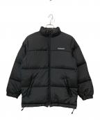 CarHarttカーハート）の古着「90s ヌプシ 刺繍ロゴ ダウンジャケット」｜ブラック
