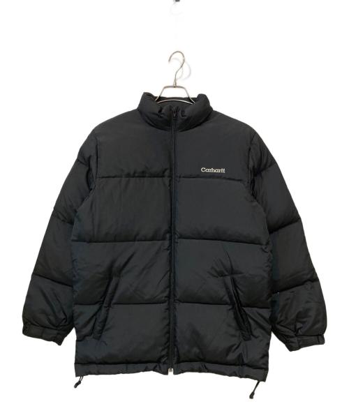 CarHartt（カーハート）CarHartt (カーハート) 90s ヌプシ 刺繍ロゴ ダウンジャケット ブラック サイズ:Mの古着・服飾アイテム