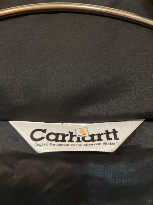 CarHartt（カーハート）CarHartt (カーハート) 90s ヌプシ 刺繍ロゴ ダウンジャケット ブラック サイズ:Mの古着・服飾アイテム
