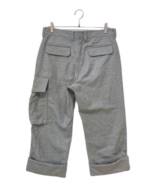 Maison Margiela（メゾンマルジェラ）Maison Margiela (メゾンマルジェラ) 14AW ロールアップ ウールカーゴパンツ グレー サイズ:48の古着・服飾アイテム