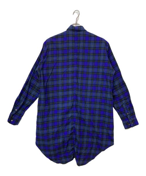 UNDERCOVERISM（アンダーカバーイズム）UNDERCOVERISM (アンダーカバーイズム) 22SS コットンCK後パッカリングロングシャツ パープル サイズ:3の古着・服飾アイテム