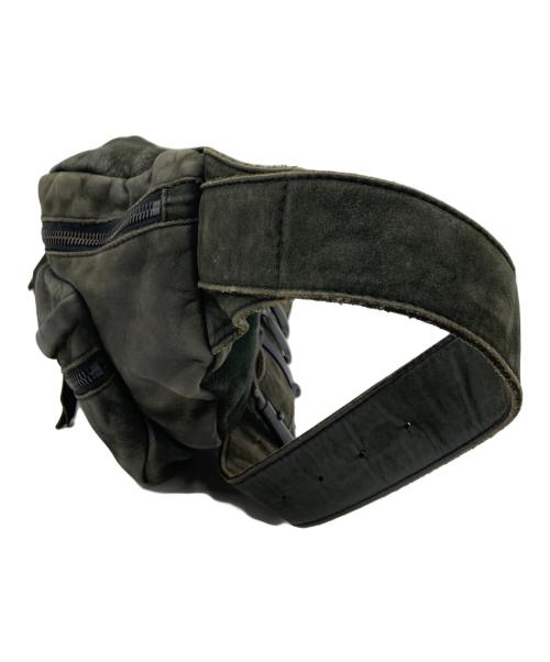 NUMBER (N)INE（ナンバーナイン）NUMBER (N)INE (ナンバーナイン) 音符バックルレザーウエストバッグ ブラウン サイズ:-の古着・服飾アイテム