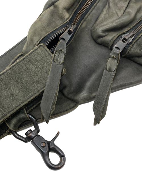 NUMBER (N)INE（ナンバーナイン）NUMBER (N)INE (ナンバーナイン) 音符バックルレザーウエストバッグ ブラウン サイズ:-の古着・服飾アイテム